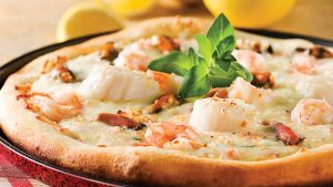 Pizza aux fruits de mer