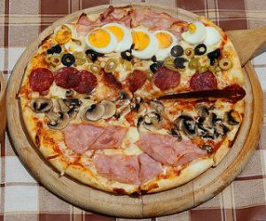 Pizza capricieuse