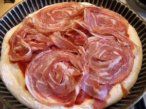 Pizza pancetta