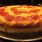 Deep-dish pizza