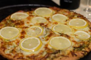 Pizza au citron