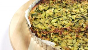 Pizza aux courgettes